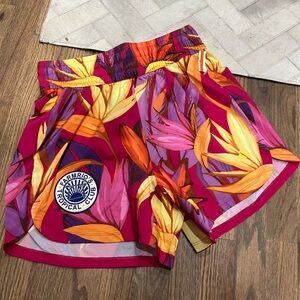 Farm Rio/Adidas Collab Women's Tropical Print Shorts - Multicolor
